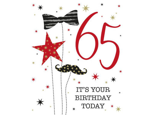 Picture of 65 TODAY BIRTHDAY CARD